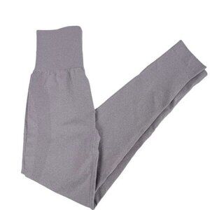 BRAND NEW WOMENS STRETCH YOGA PANTS GRAY SIZE S